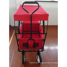 Collapsible Wagon for Children with Canopy